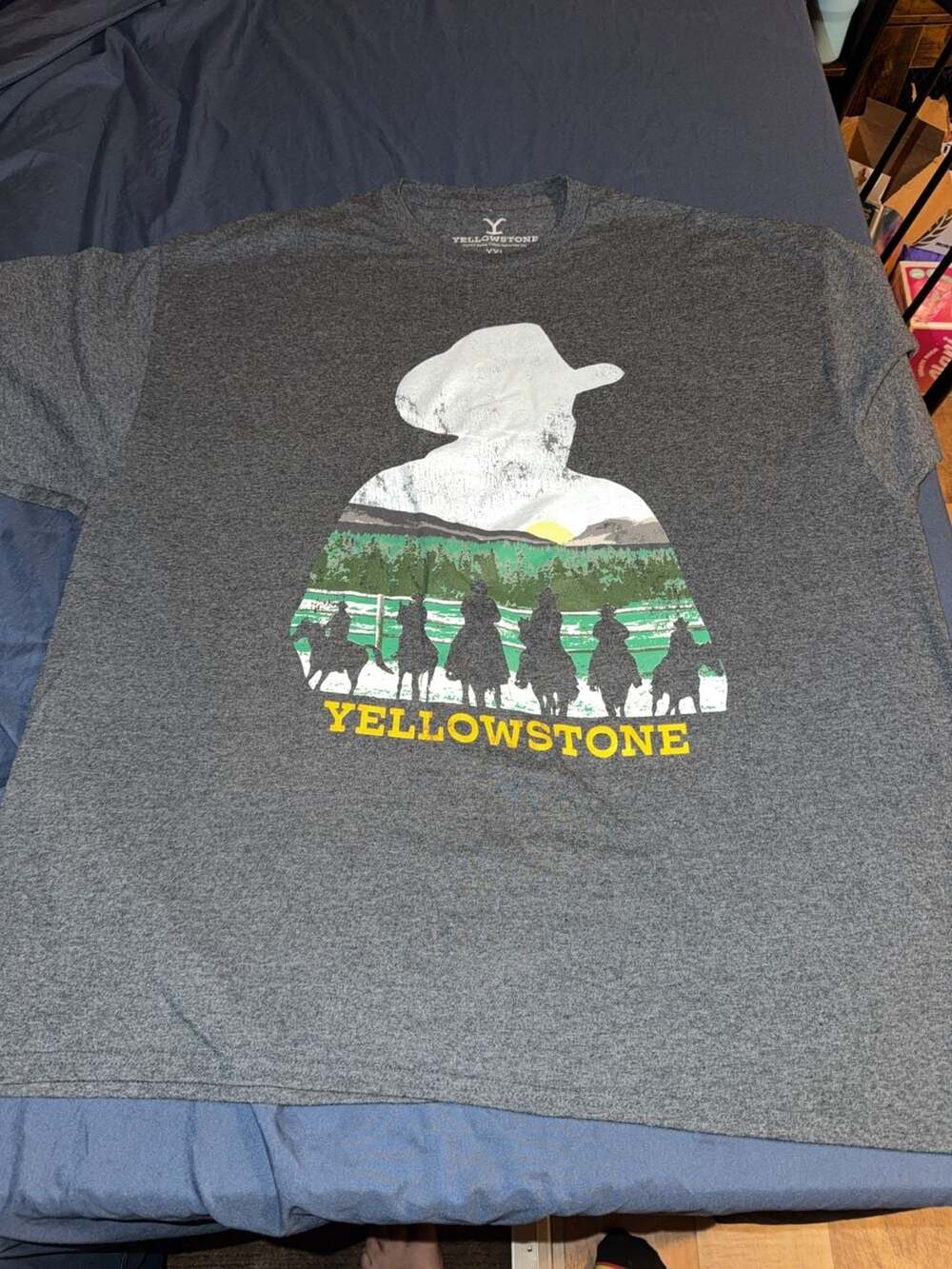 Yellowstone TV Show Graphic T-Shirt Gray XXL
1-0001